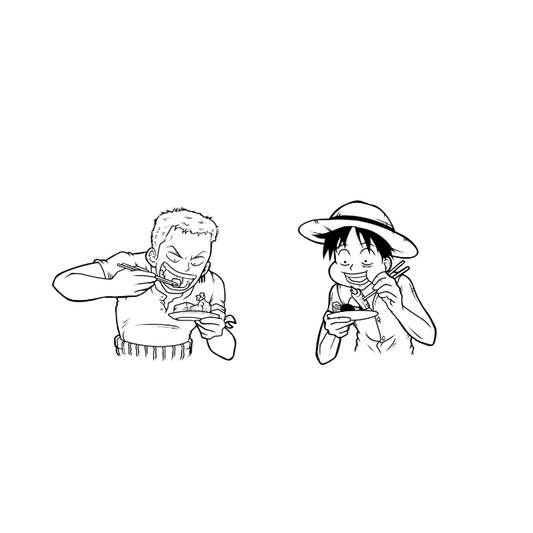 Matching Tattoo Luffy / Zoro - Weeb Ink
