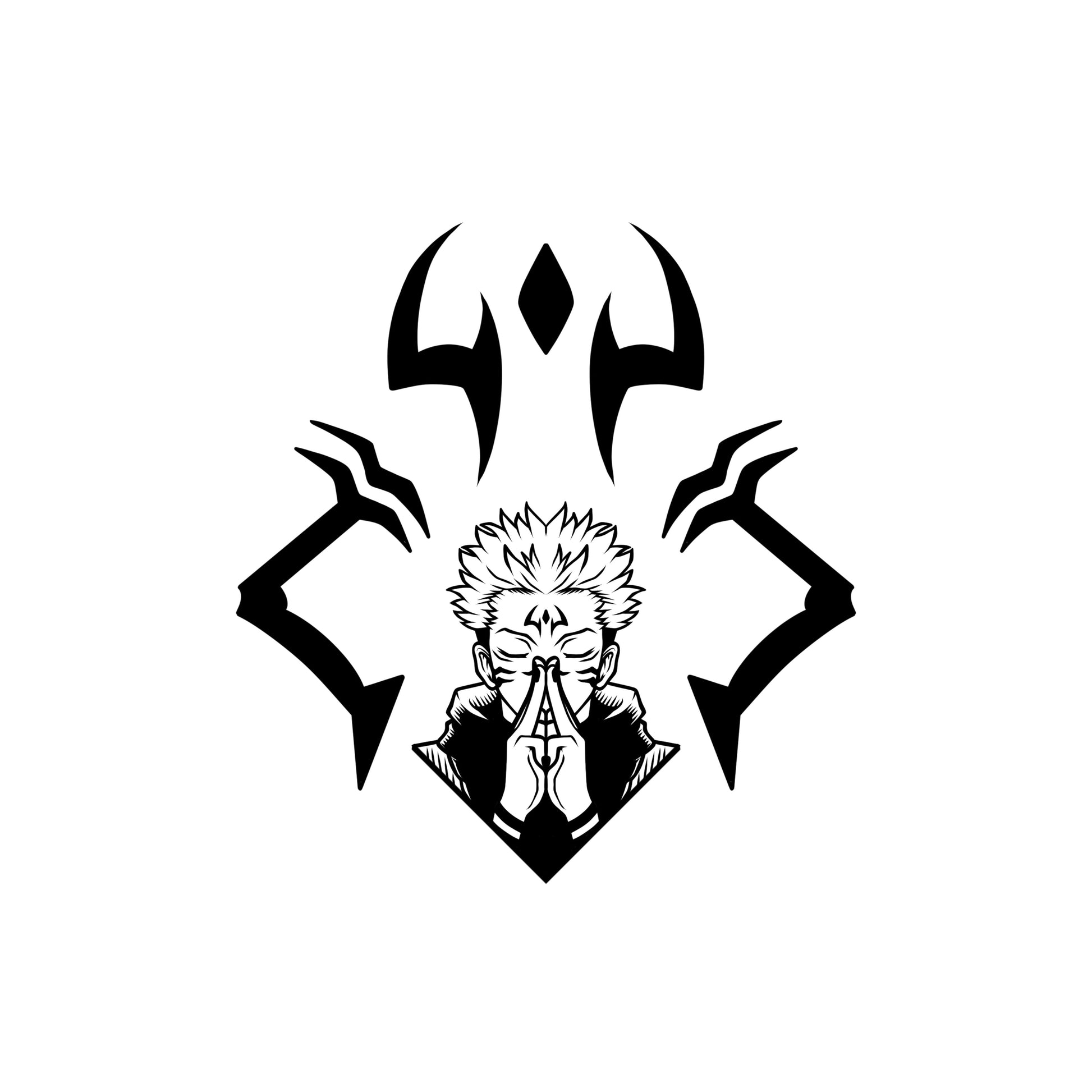 Tattoo Sukuna Jujutsu Kaisen - Weeb Ink