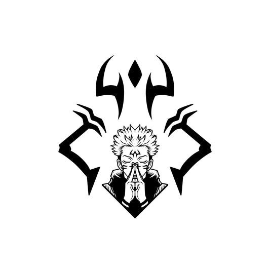 Tattoo Sukuna Jujutsu Kaisen - Weeb Ink