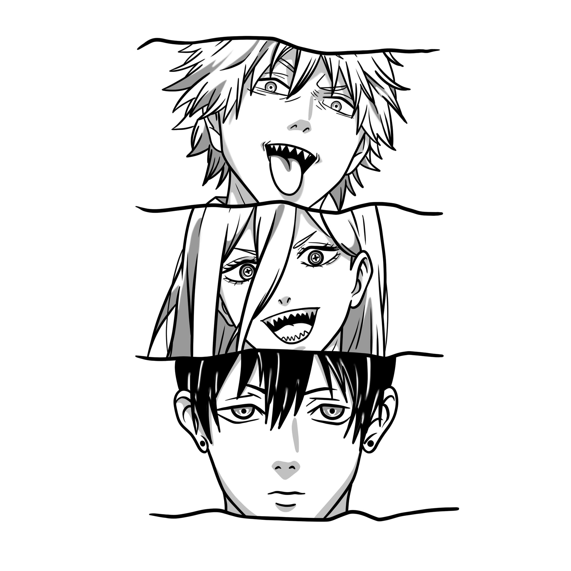 Tatouage Denji Power Aki - Weeb Ink