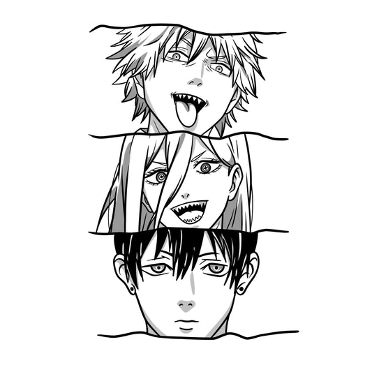 Tatouage Denji Power Aki - Weeb Ink