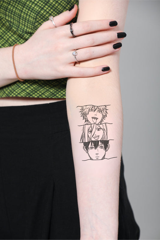 Tatouage Denji Power Aki - Weeb Ink